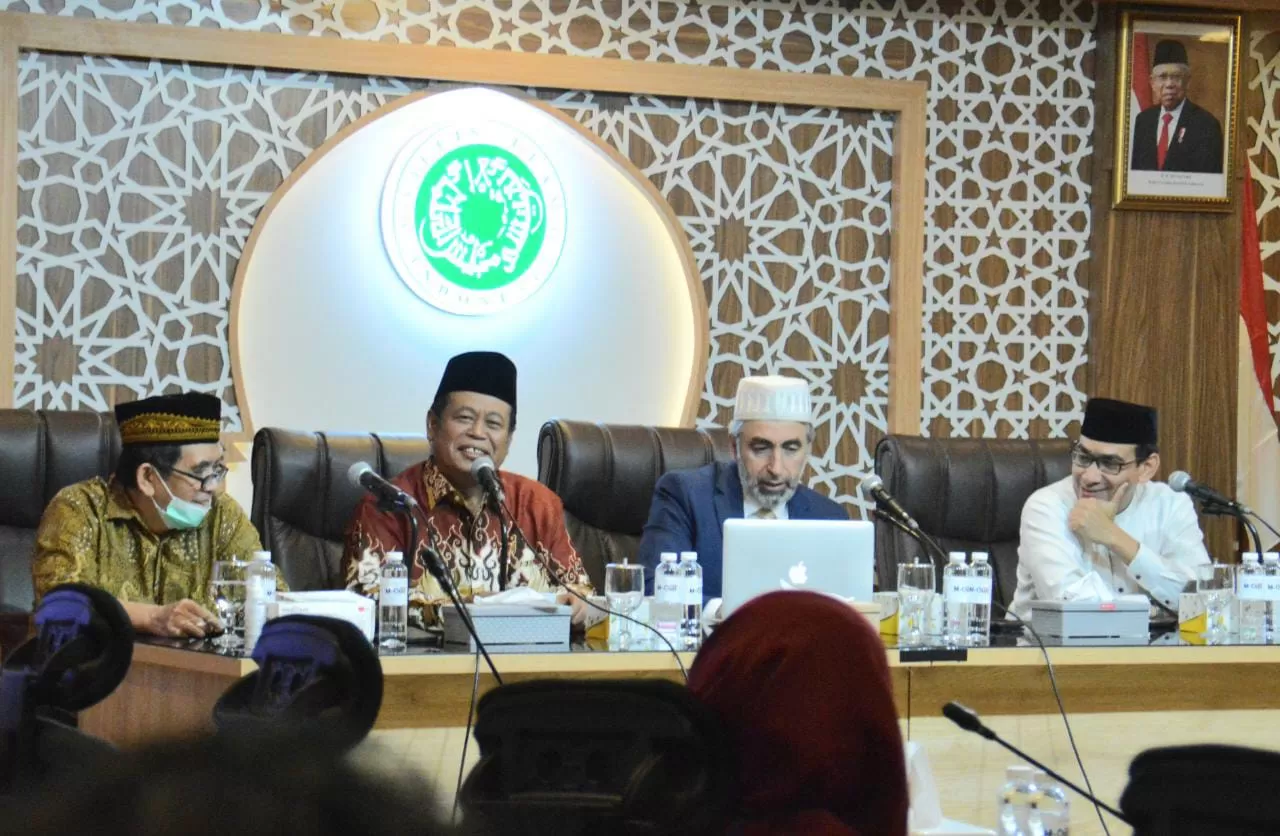 Silaturahim ke MUI, Syekh Bashar Arafat Puji Wajah Islam Indonesia
