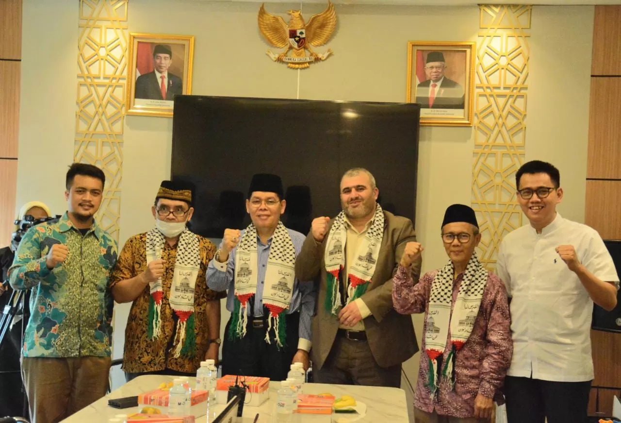 Syekh Hamdan Palestina Silaturahim ke MUI, Sampaikan Kondisi Terkini Masjid Al-Aqsa
