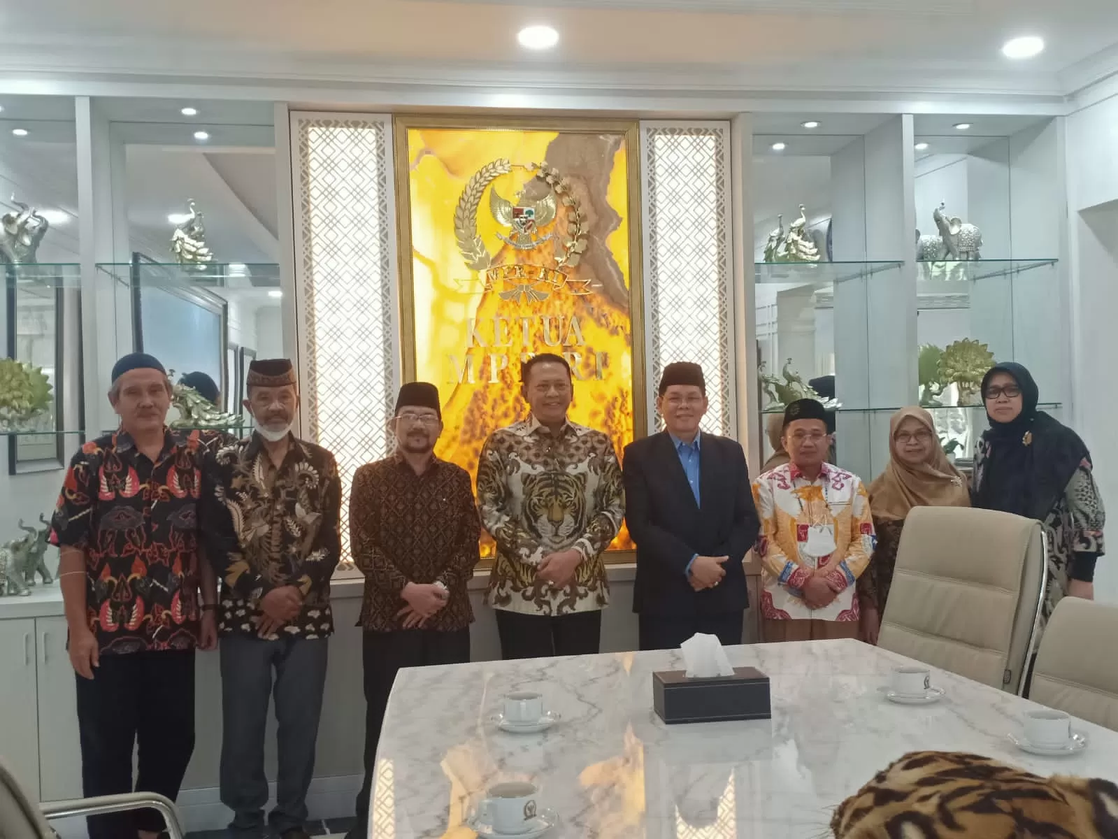 Kunjungi Ketua MPR, Komisi Kerukunan Antar Umat Beragama MUI Tawarkan Pemilu Damai