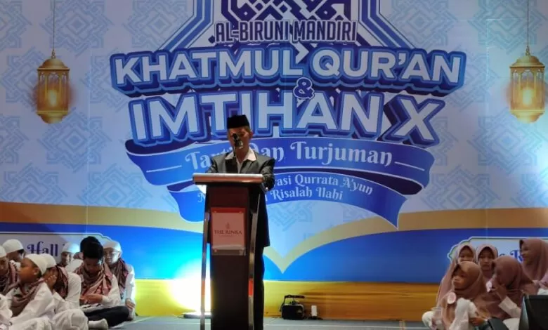 Ketum MUI Bocorkan Rahasia Hafal Qur’an di SIT Al-Biruni Mandiri