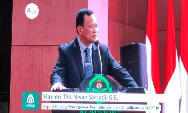 Pengukuhan Guru Besar, Deputi BNPT RI Beberkan Keberhasilan Prof Muammar Bakry