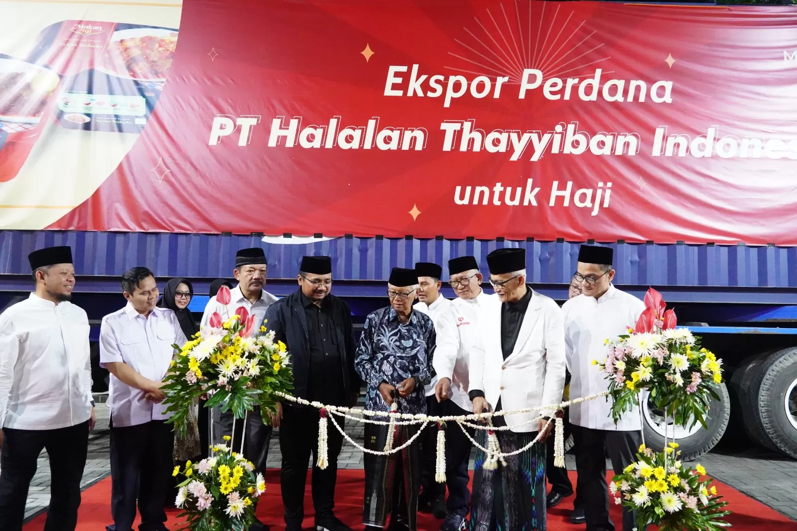 Lepas Ekspor Perdana Makanan Haji ke Saudi, Menag: Kita Ingin Ada yang Kembali ke Indonesia