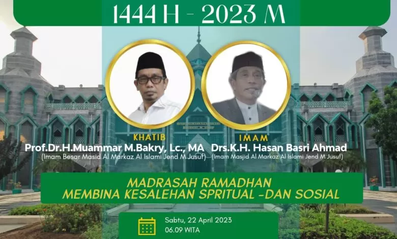 Madrasah Ramadan Membina Kesalehan Spritual dan Sosial