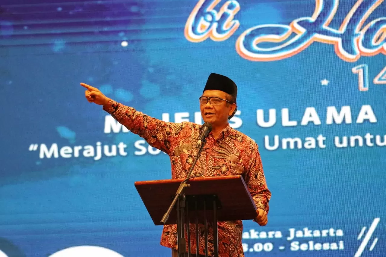 Hadiri Halalbihalal, Mahfud MD Ungkap Peran Penting MUI dalam UU 22/1999 Tentang Pemda