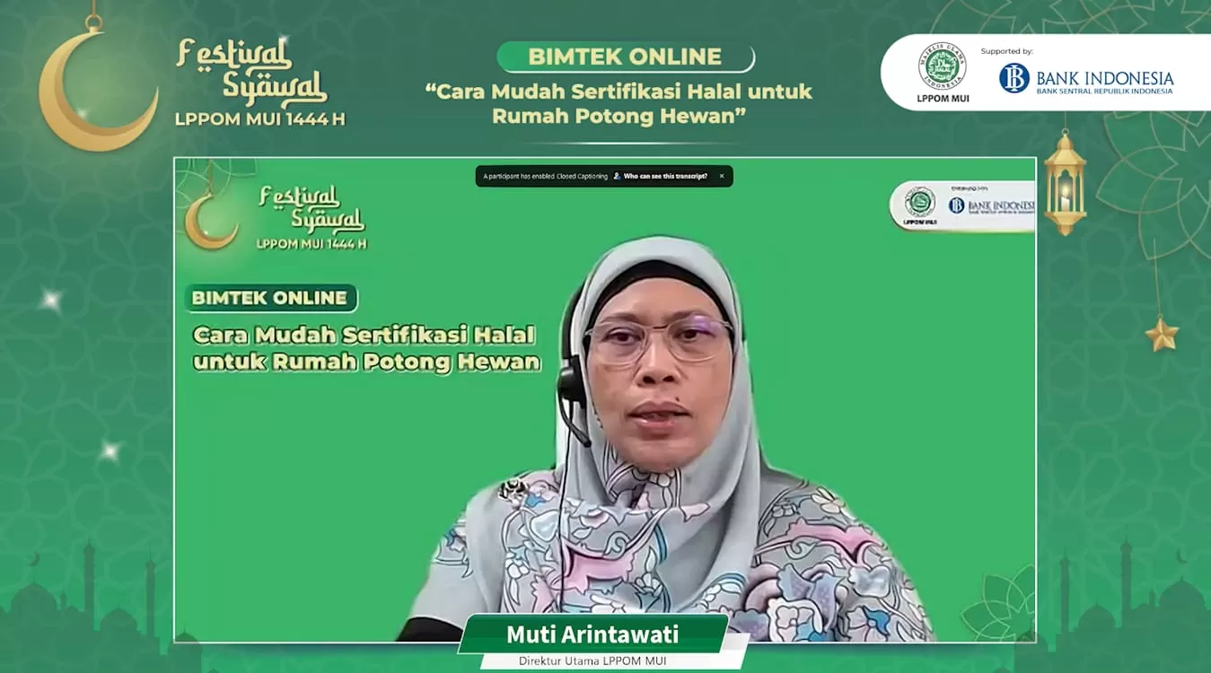 Festival Syawal LPPOM MUI Dorong RPH Segera Kantongi Sertifikasi Halal