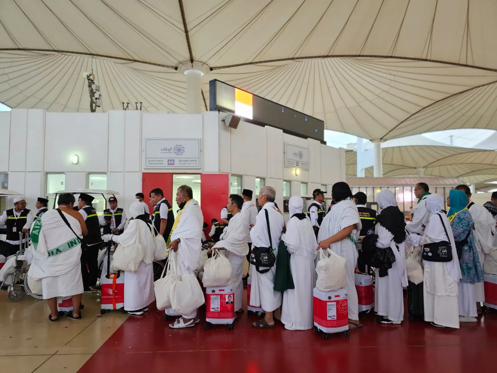Jamaah Haji Gelombang II Tiba di Makkah Langsung Tunaikan Umrah Wajib