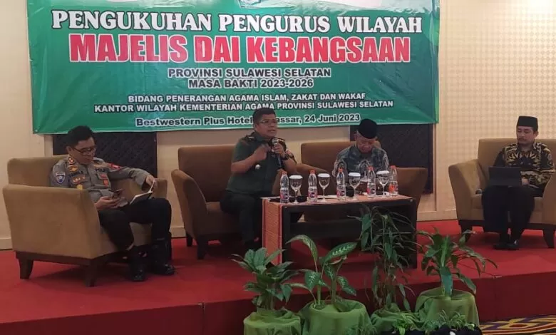 Ketum MUI Sulsel Tekankan Ini saat Mengisi Dialog Dai Kebangsaan